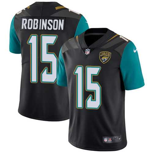 Nike Jacksonville Jaguars #15 Allen Robinson Black Alternate NFL Vapor Untouchable Limited Jersey,We sell and wholesale Nike Jacksonville Jaguars #15 Allen Robinson Black Alternate NFL Vapor Untouchable Limited Jersey on line form chian!